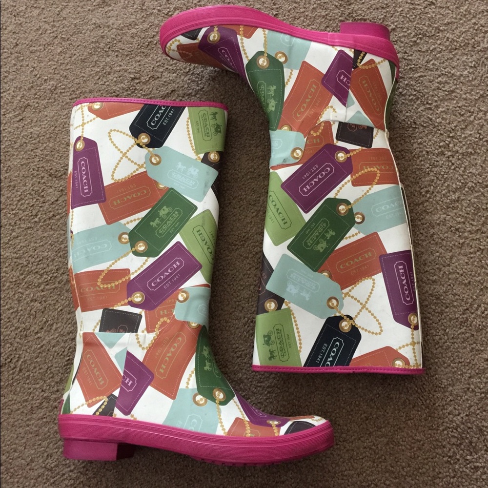 Coach Rainboots
